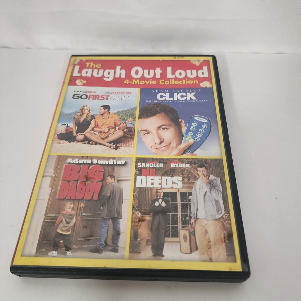 Adam‎ Sandler Laugh Out Loud 4-Movie Collection DVD Click Big Daddy Mr Deeds